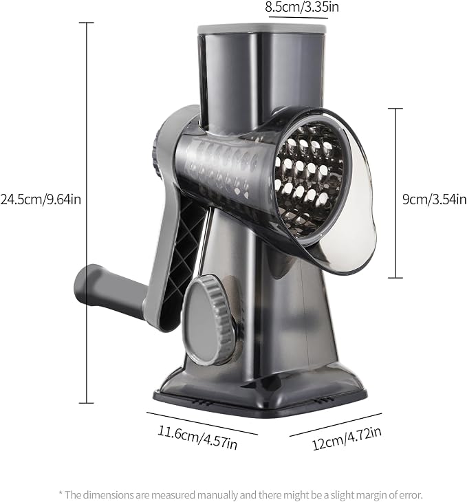 Rotary Cheese Grater Hand Crank - Image 2