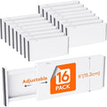 Lifewit 16 Pack 6" High Drawer Dividers 34-56cm/13.5-22" Adjustable Drawer by Lifewit