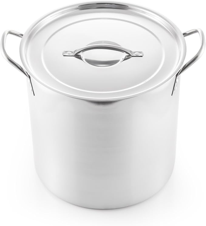 McSunley Stockpot Stainless Steel All Purpose Prep and Canning Bowl, 16 Quart by McSunley