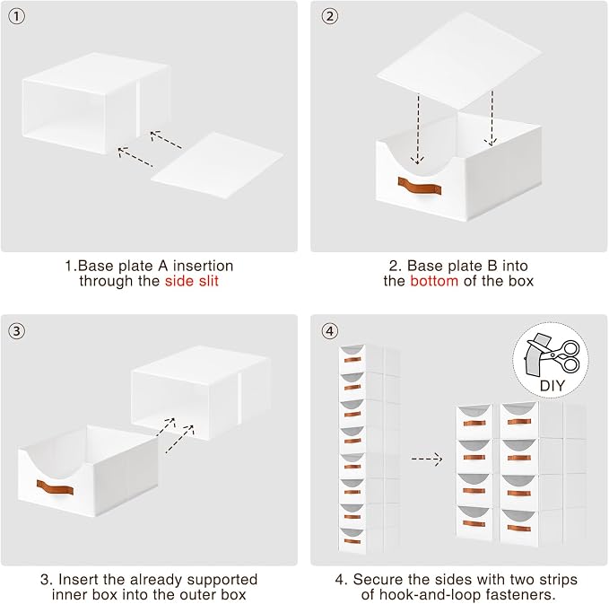 Homsorout Stackable Storage Drawers - Image 7