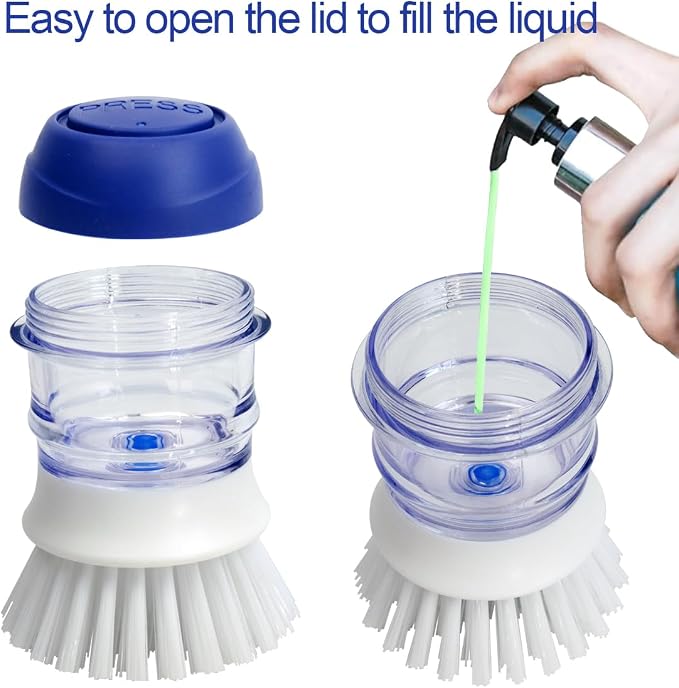 CELOX Dish Scrubber with Soap Dispenser - Image 5