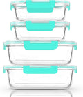 Extra Large Glass Food Storage/Baking Containers Set by MMCIRCO