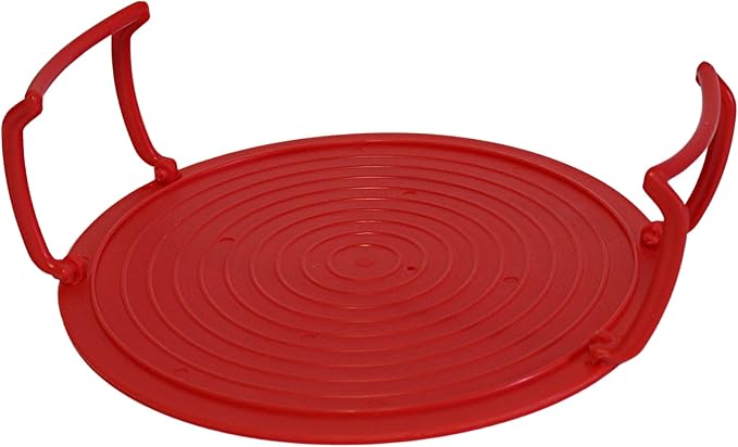 Microwave Multipurpose 4 in 1 Tray Stand Rack Splatter Guard Carry Tray - Image 5