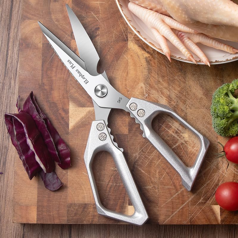Ultra Sharp Kitchen Scissors, Kitchen Shears Heavy Duty for Meat &