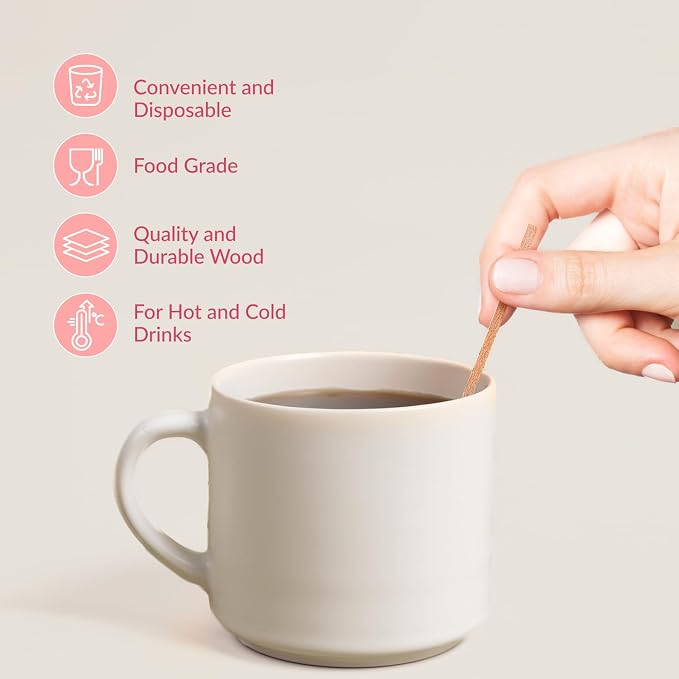 1000 Wooden Coffee Stirrer by Prestee - Image 5