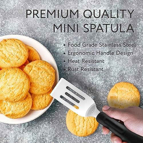 Small Spatula | Mini Stainless Steel Turner For Kitchen Use | Mini