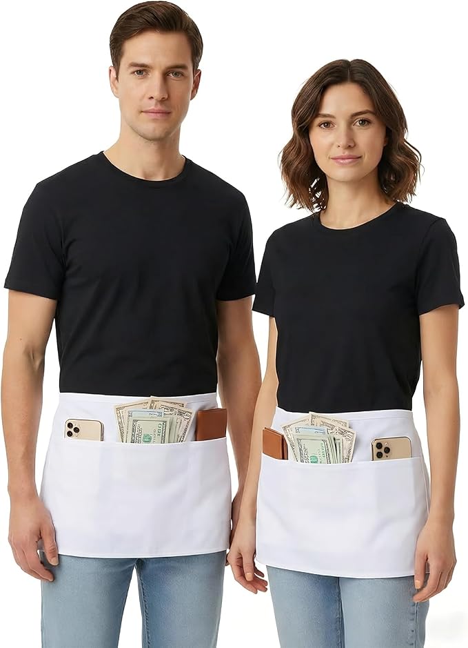 BOHARERS Waist Apron with 3 Pockets 12 Pack - Image 4