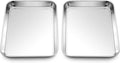 Homikit 2 Pack Baking Sheet, 9 x 7 Inches Stainless Steel Cookie Tray Set by Homikit