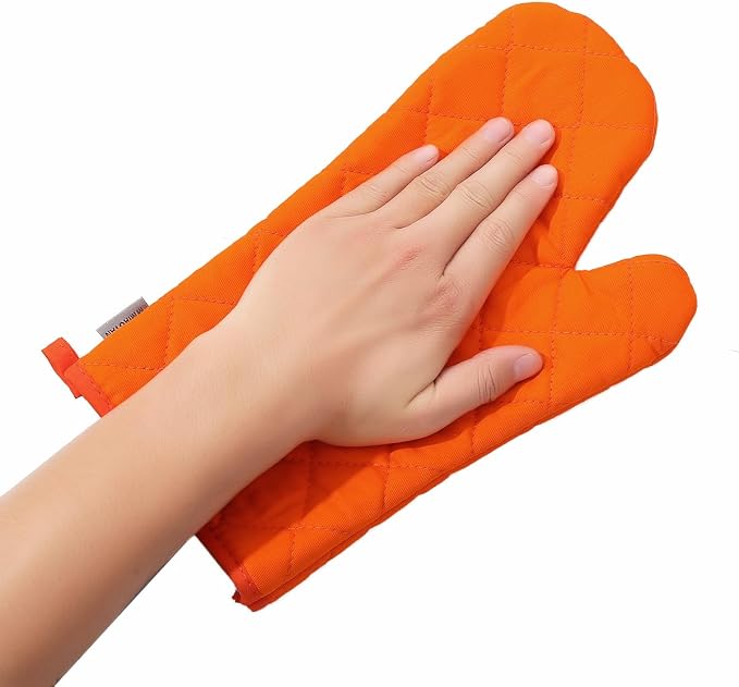 Oven Mitts and Pot Holders 4 pcs Set, High Heat Resistant 500 Degree Extra - Image 6