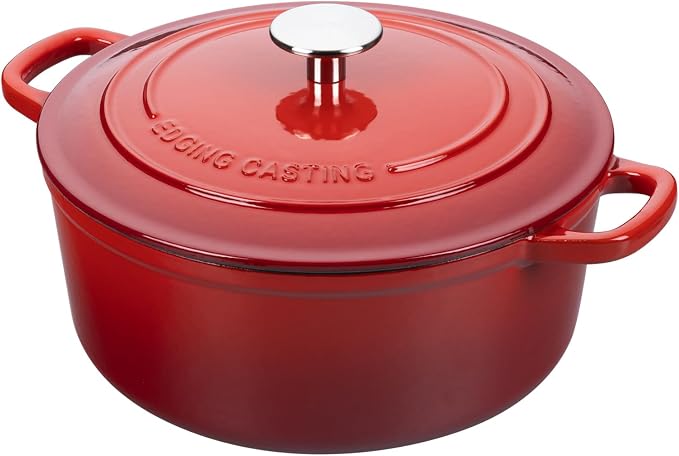 EDGING CASTING Enameled Cast Iron Dutch Oven Pot - Image 2