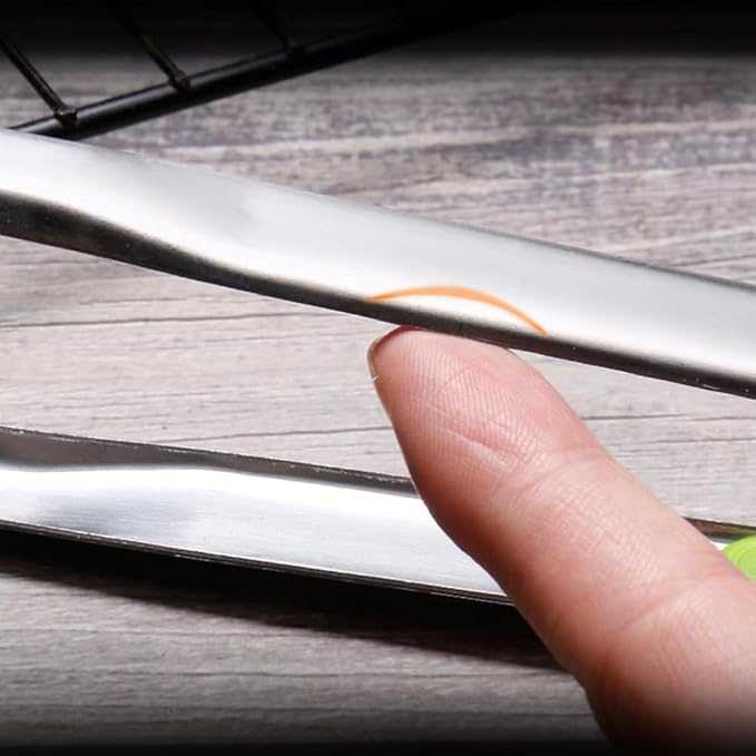 4pcs Stainless Steel Kitchen Tongs, Serving Tongs - Image 6