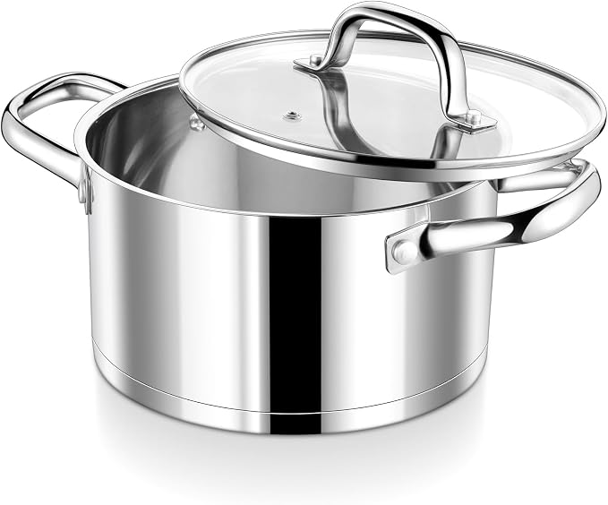 P&P CHEF 5 Quarts Cooking Stock Pot by PPCHEF