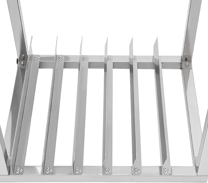 6 Tier Bun Pan Rack, Aluminum Bakery Rack - Image 6