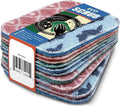 Amarelle GEN II Reusable Dish Scrubbers, Dual-Sided Heavy Duty Scouring Pads by Amarelle