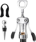 Wine Opener with Stopper, Cutter by KORCCI