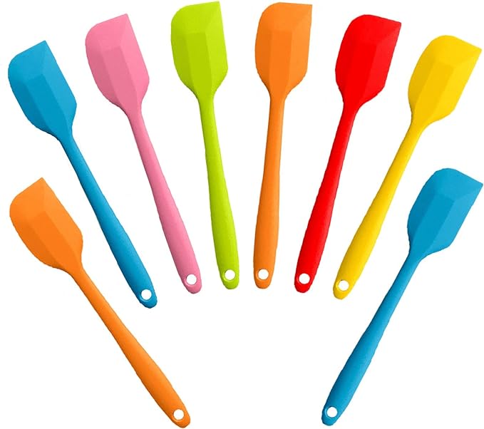 8 Pieces Silicone Spatulas, 8.5 inch Non-stick Spatulas by Cologo