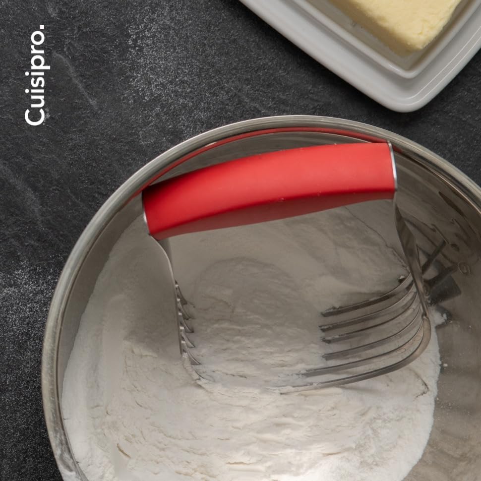Cuisipro Deluxe Pastry Blender, 5.25-Inch, Red