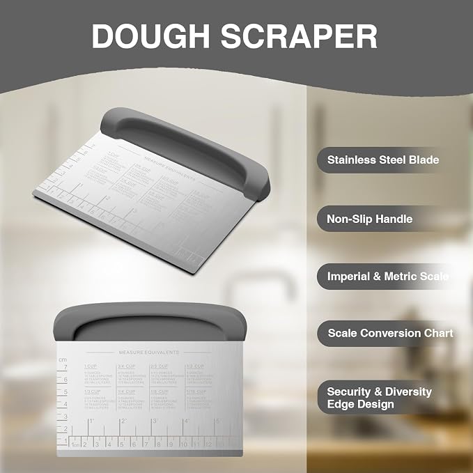 Bench Scraper Dough Cutter Tool - Image 2