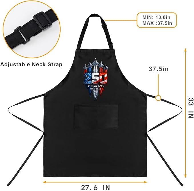 Us 250 Years Of Freedoms Apron - Image 3