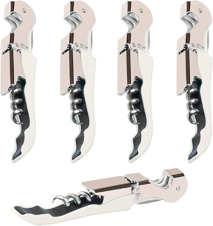 Professional Waiter Corkscrew Wine Openers Set, Heavy Duty Stainless Steel by Kit-Home
