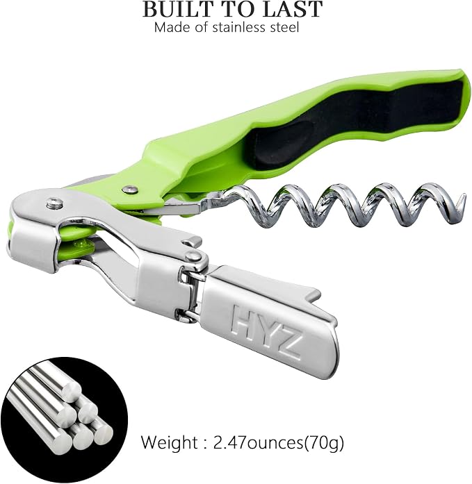 HYZ 2-Pack Wine Opener Waiter Corkscrew, Professional Wine Key - Image 3