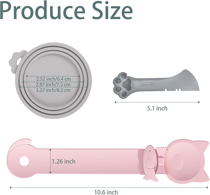 Cat Dog Food Can Lids Spoons，Silicone Pet Food Can Lids - Image 2