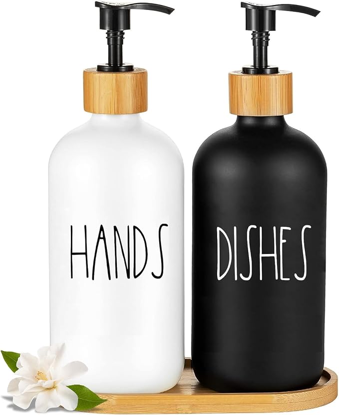 Arktek Glass Soap Dispenser Set by ARKTEK