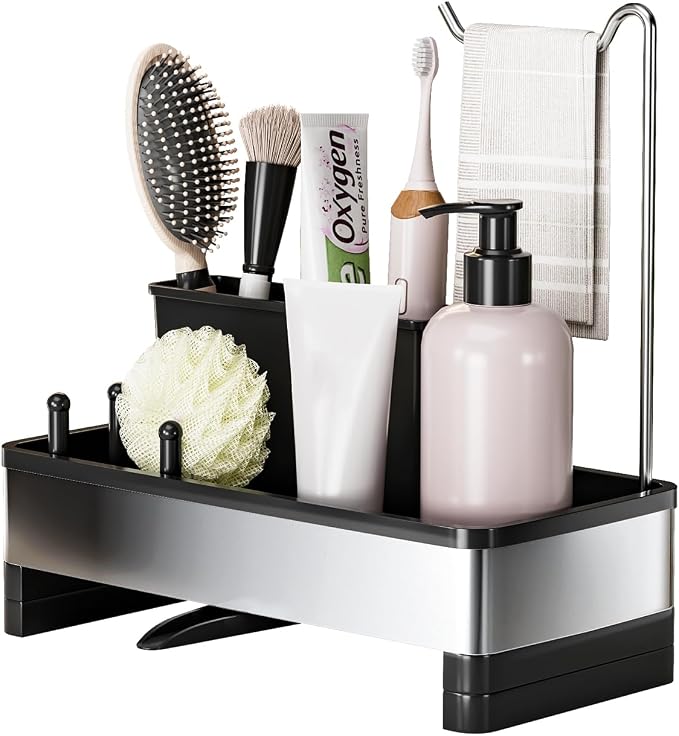 Ewaiira Stainless Steel Sink Caddy, Sponge Holder - Image 8