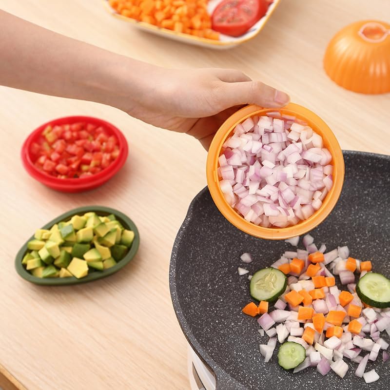 XIYUAN 6PCS Fruit and Vegetable Shaped Food Saver Reusable Sealed