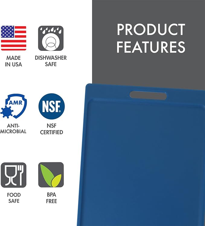 Dexas NSF Certified Polysafe Cutting Board - Image 3