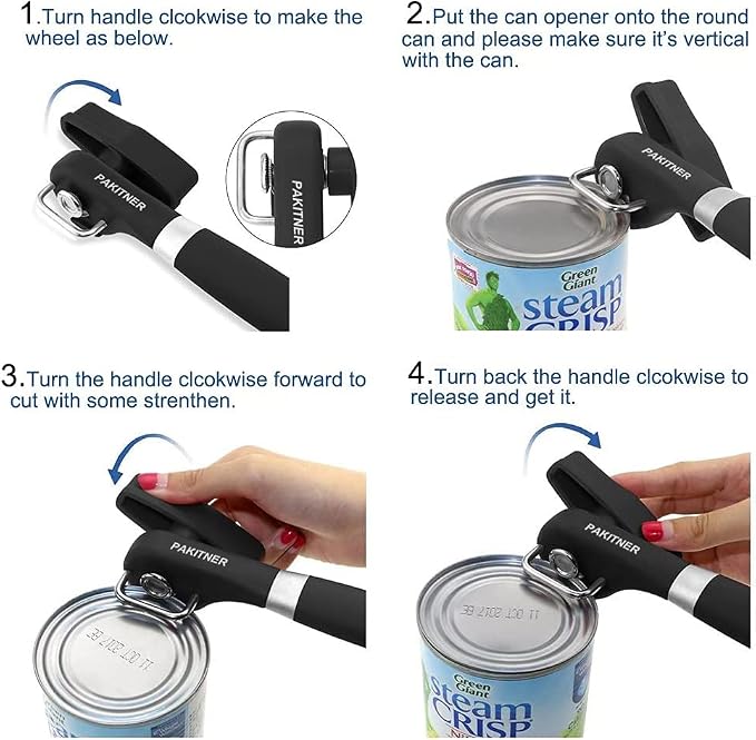 PAKITNER- Safe Cut Can Opener, Smooth Edge Can Opener - Image 9