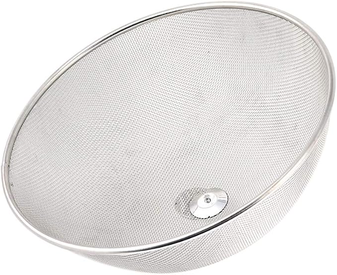 Ochine Stainless Steel Mesh Dome Food Cover Round Splatter Cover Screen Food - Image 4
