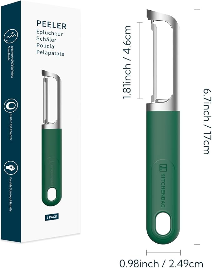 KITCHENDAO Swivel Vegetable Potato Peeler - Image 7