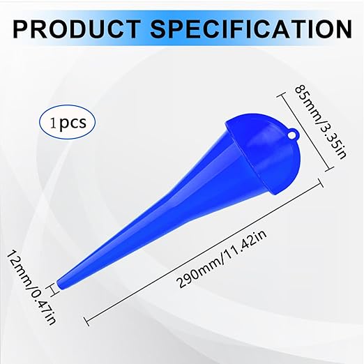 Long-Neck Oil Funnel for Automotive – Multi-Function Plastic Funnel for Oil - Image 2