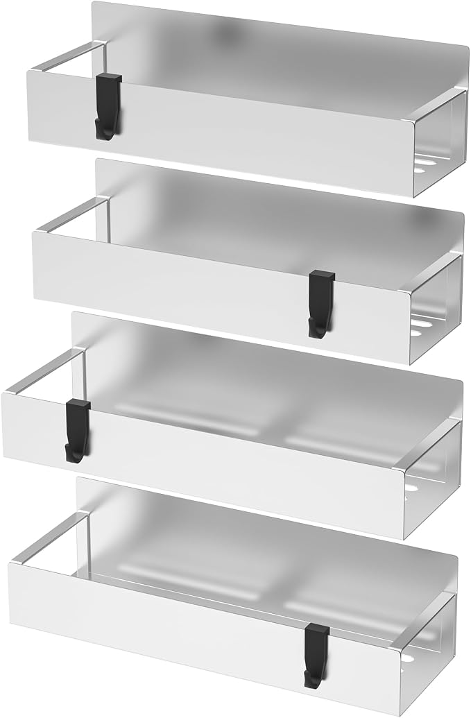 HuggieGems 4 Pack Magnetic Spice Storage Rack Organizer - Image 6