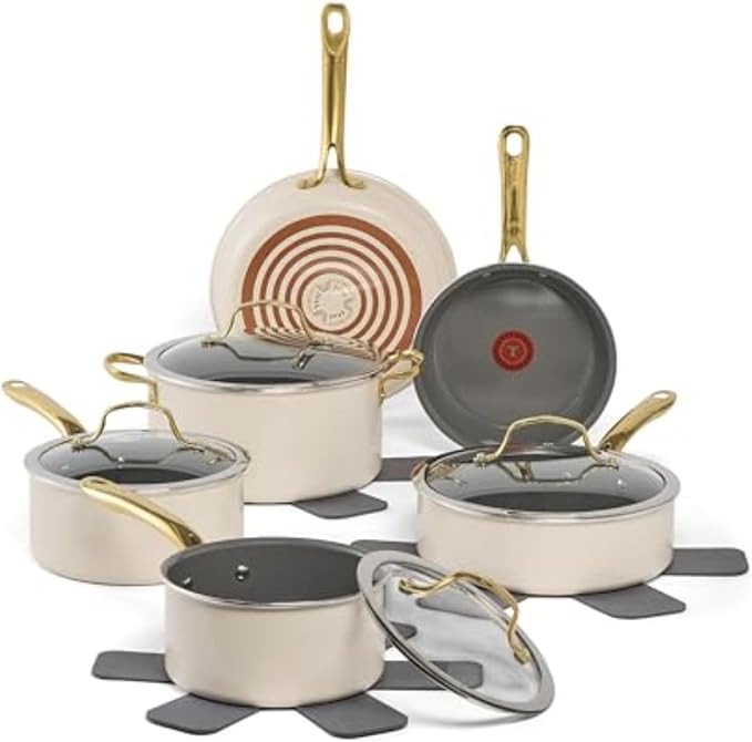 T-fal Preserve Ceramic, Non stick Cookware Set 13-Piece, Oven & Broiler Safe up by T-falbrand