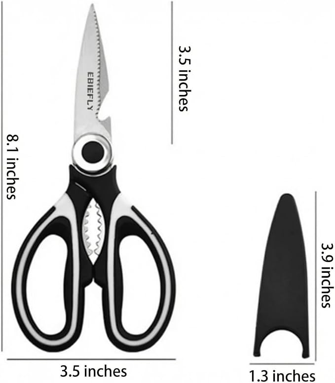 Kitchen Scissors Utility Chopping Scissor Professional Shears - Image 6