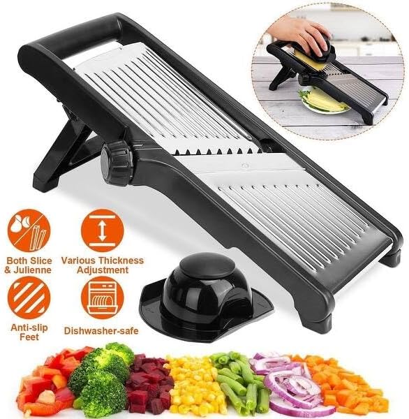 Adjustable Stainless Steel Mandoline Slicer