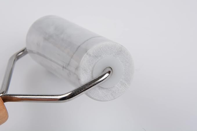 Tianman Small Marble Rolling Pin Pizza Roller, Marble Dough Roller Non-Stick - Image 8
