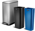 Home Zone Living 13 Gallon Slim Kitchen Trash Can by HomeZoneLiving