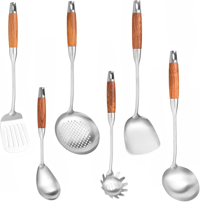 Stainless Steel Kitchen Utensils Set by NIITAWH