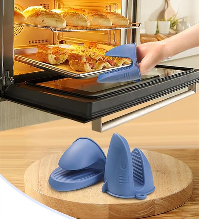Mini Oven Gloves Silicone Heat Resistant Cooking Pinch Mitts Potholder - Image 6