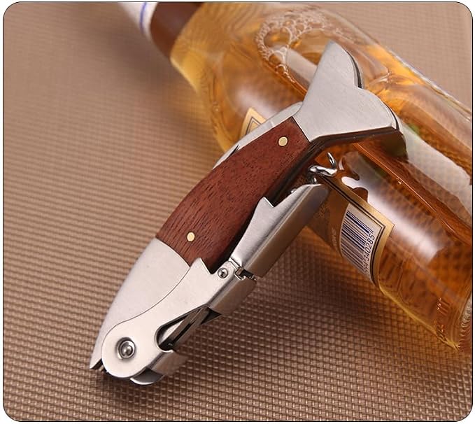 Unique Fish Corkscrew, Professional Waiters Corkscrew Wine Key Bottle Opener - Image 7