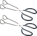HINMAY 10-Inch Heavy Duty Stainless Steel Kitchen Scissor Tongs by HINMAY