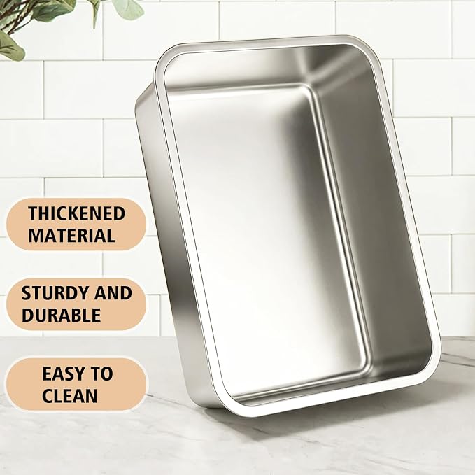 9.2QT Stainless Steel Lasagna Pan - Image 7