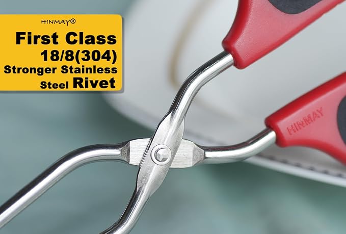 HINAMY Stainless Steel Scissor Tongs - Image 4