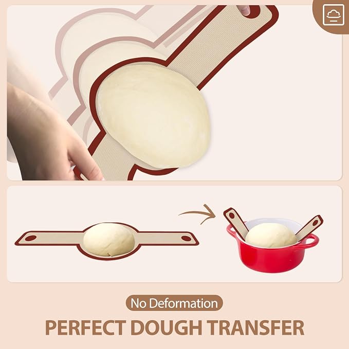 Silicone Bread Sling for Dutch Oven, Easily Transfer Sourdough, Dishwasher Safe - Image 3