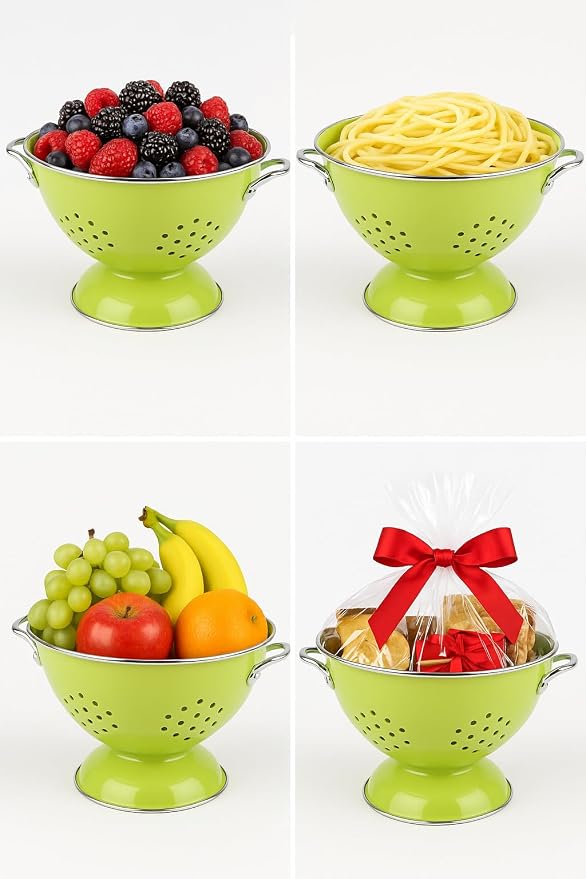 Calypso Basics by Reston Lloyd Powder Coated Enameled Colander, 1 Quart - Image 6