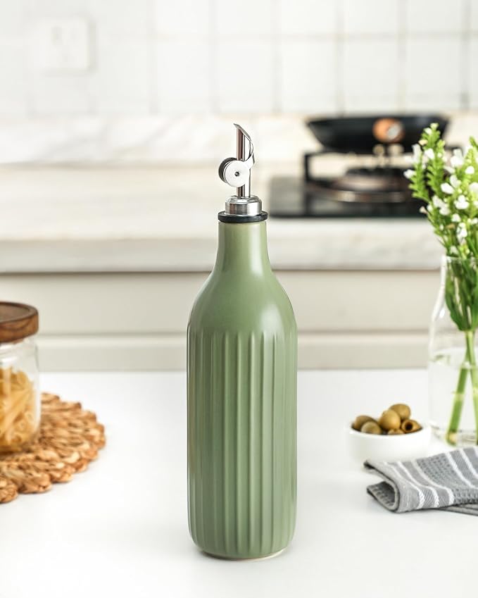 FE FUN ELEMENTS Olive Oil Dispenser Bottle, 19 oz Oil Dispenser - Image 5