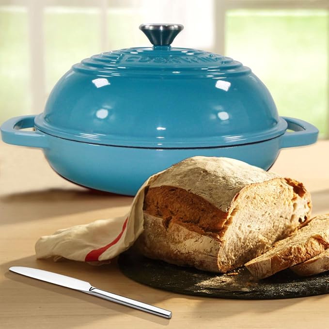 Enameled Cast Iron Bread Oven, 6 Quart Dutch Oven - Image 9